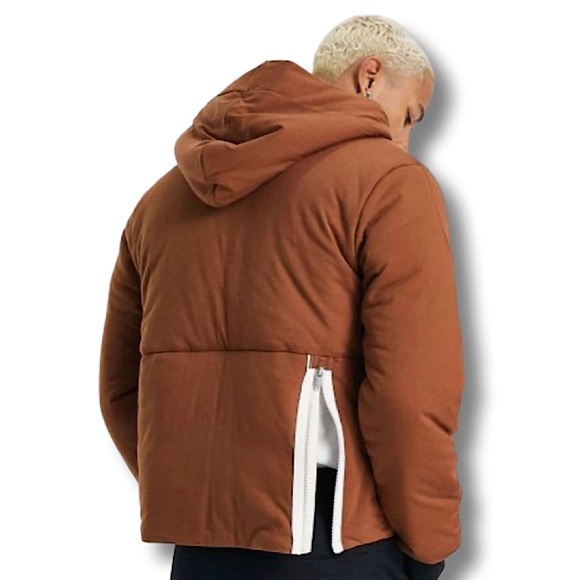 Nike Sportswear Essentials+ Therma-FIT 1/2 Zip Hooded Fleece DJ9777-204 - Picture 2 of 12